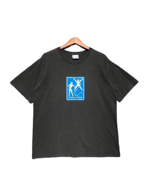 Other Designers Vintage 90s Porn Star Skateboards Shirt Porn Star Sun Faded