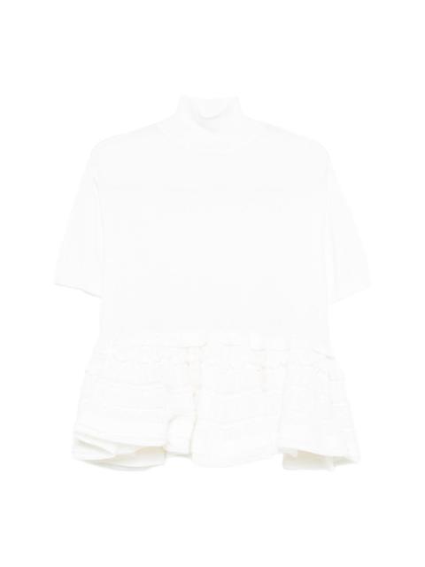 Alaïa Wool peplum top