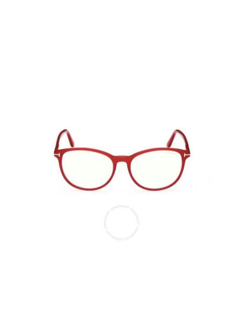 TOM FORD Tom Ford Blue Light Block Oval Ladies Eyeglasses FT5810-B 074 53
