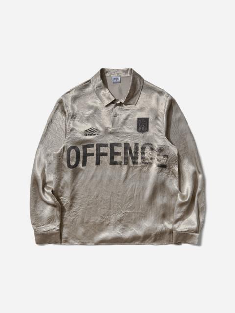 umbro Satin Enfield Shirt Silver Pearl