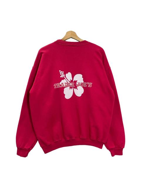 Other Designers Vintage - 90’s Trader Joe's Surf Big Back Logo Crewneck Sweatshirt M