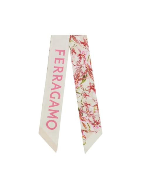 FERRAGAMO Printed Silk Foulard