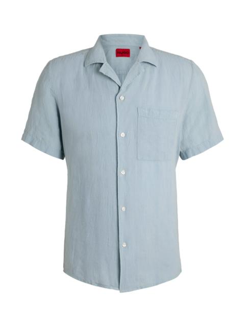 HUGO RELAXED-FIT MULTI-OCCASIONAL SHIRT IN LINEN