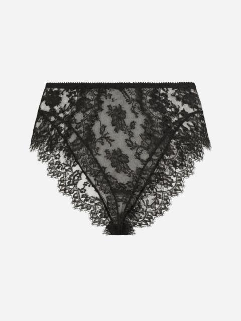 Dolce & Gabbana High-waisted lace briefs