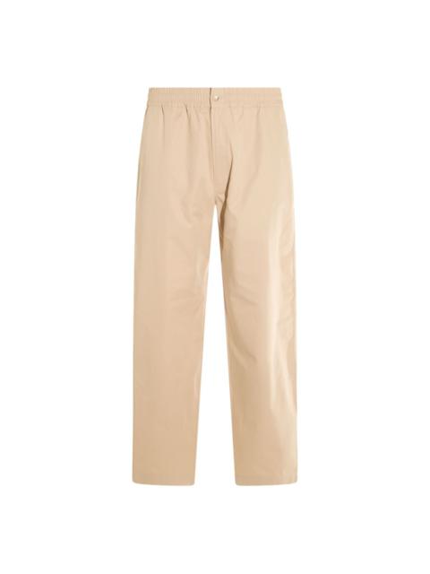 Maison Kitsuné cotton straight-leg trousers
