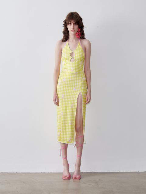 POSTER GIRL HEATHER MIDI DRESS SUNSHINE GINGHAM