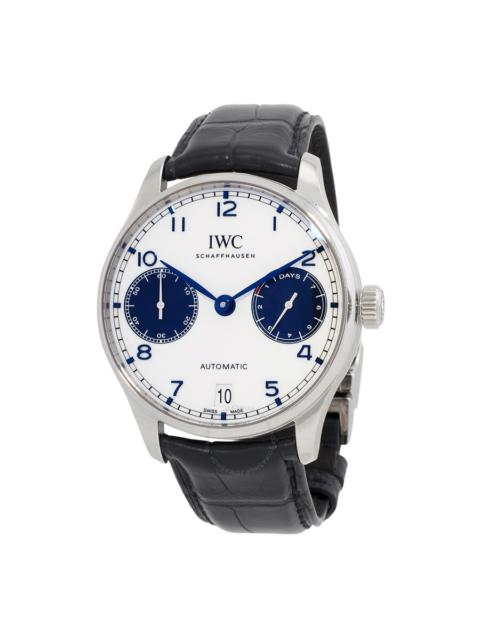 IWC Schaffhausen IWC Portuguese 7-Day Automatic White Dial Men's Watch IW500715