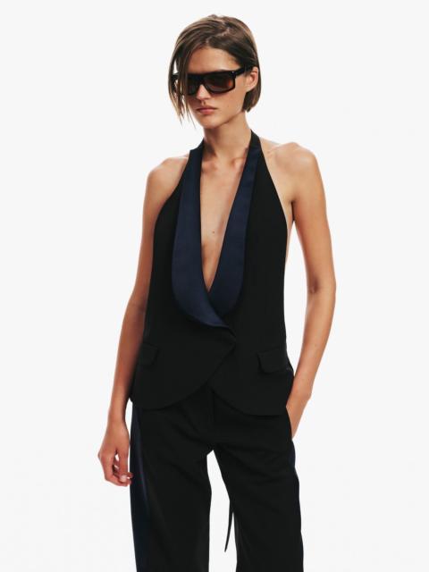 CHRISTOPHER ESBER Tuxedo Contrast Wool Vest