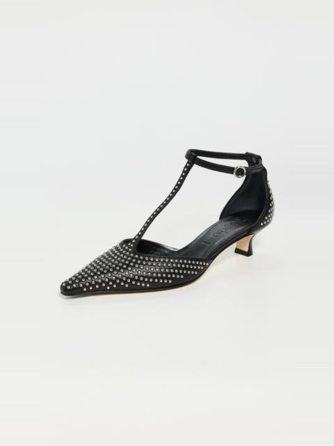 Aeyde Liz Mini Studs Nappa Leather Heels