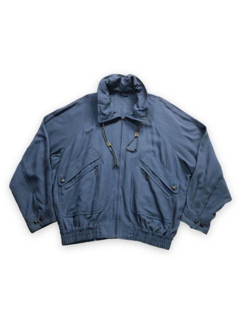 Other Designers Vintage Christian Dior Monsieur Rayon Bomber Hooded Jacket