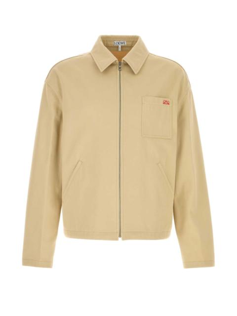 Loewe Loewe Men Beige Cotton Jacket