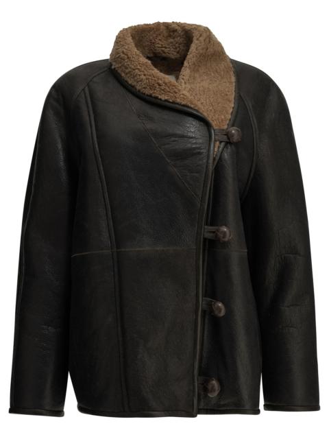 Isabel Marant Isabel Marant Camber Shearling Jacket Brown