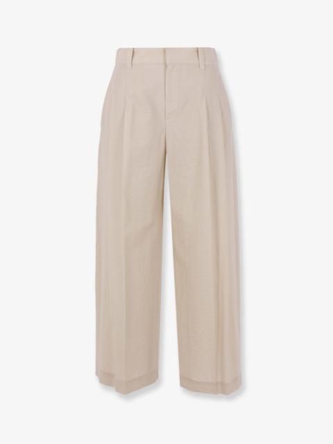 Brunello Cucinelli Brunello Cucinelli Women Cotton Blend Trousers