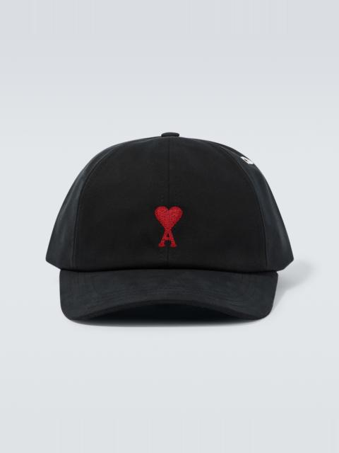 AMI Paris Ami De Cœur cotton canvas cap