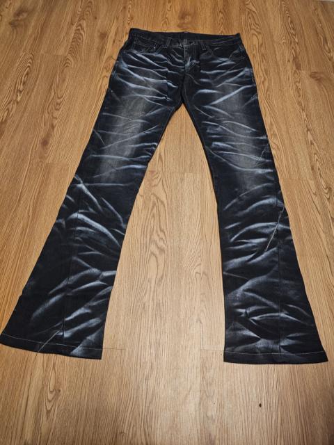 Other Designers Tornado Mart Silver Clawed Marks Flared Jeans