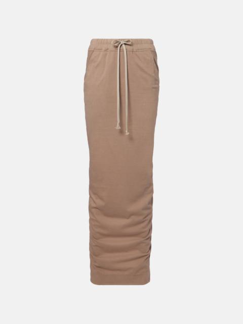 Rick Owens Cotton jersey maxi skirt
