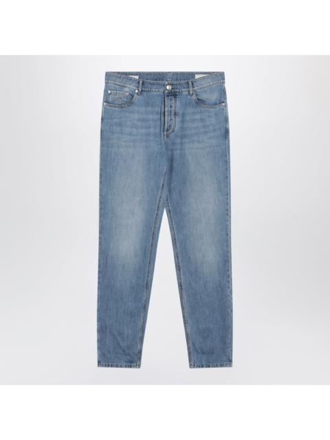 Brunello Cucinelli Brunello Cucinelli Traditional-Fit Five-Pocket Jeans In Light Blue Denim Men