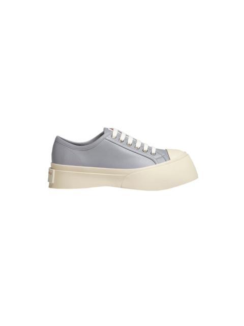 Marni WOMEN'S LEATHER PABLO LACE-UP SNEAKERS (GRAY)