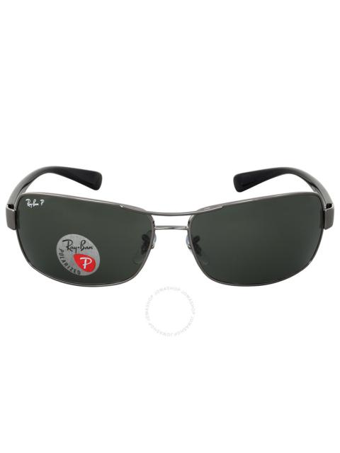 Ray-Ban Ray Ban Polarized Green Classic G-15 Rectangular Men's Sunglasses RB3379 004/58 64