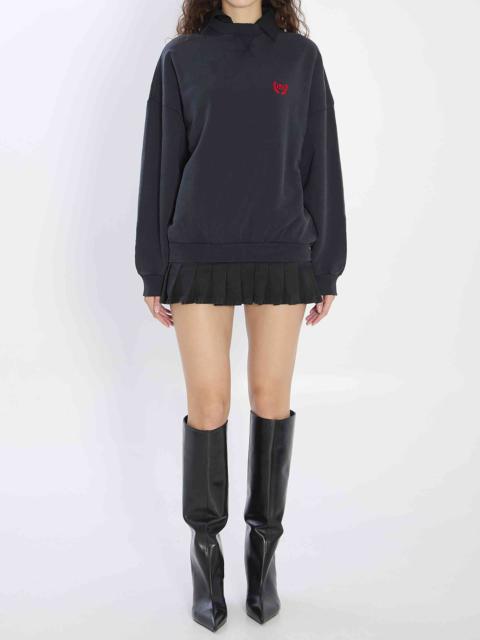 Balenciaga Women Mini Dress In Cotton