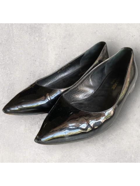 SAINT LAURENT Saint Laurent Black Patent Ballet Flats