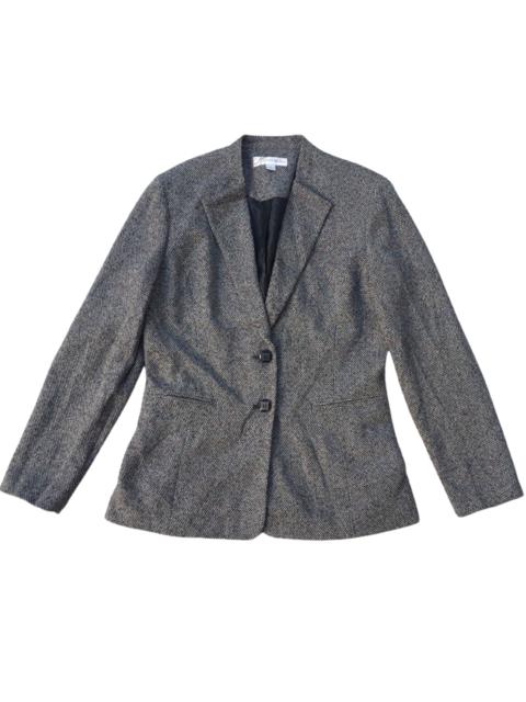 Other Designers Tailor Made - Larry Levine Gray Women Blazer Coat