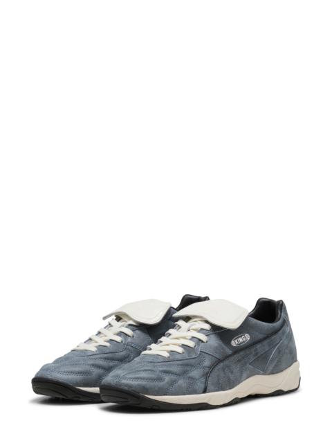 PUMA PUMA King Indoor Premium Soccer Sneaker in Cool Blue/Warm White at Nordstrom