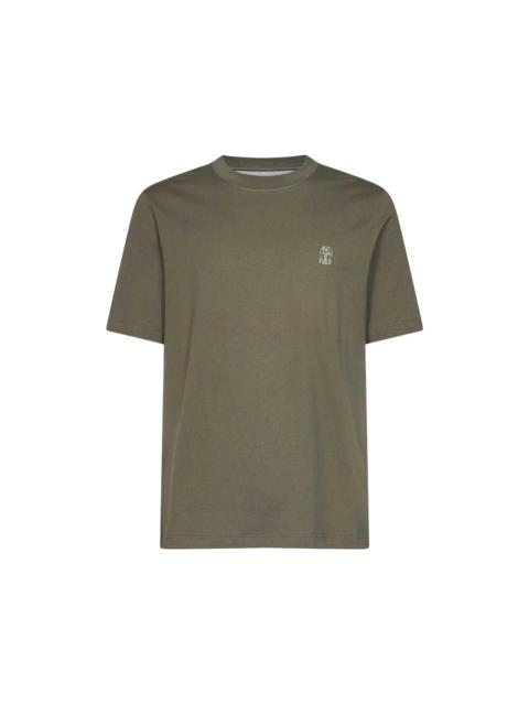 Brunello Cucinelli Brunello Cucinelli Green T-Shirts & Vests - T-Shirts Men