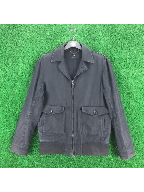 Other Designers Vintage - Vintage Custom Culture Black Zipper Jacket Japanese Brand