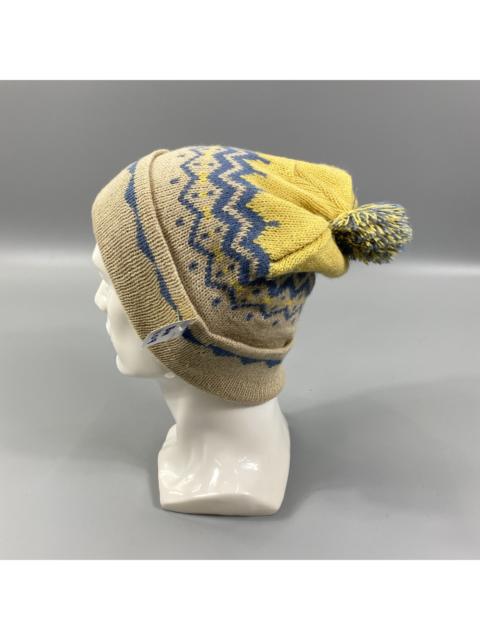 Other Designers Japanese Brand - Pattern Snow Cap Beanie Hat Pom Pom -BN1109