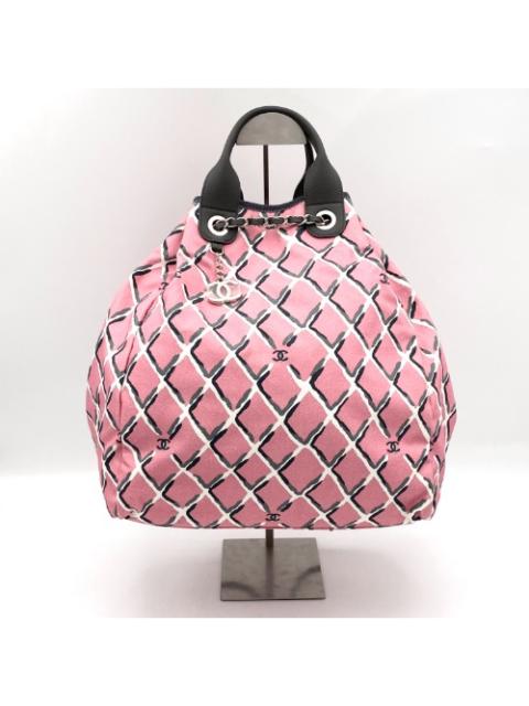 CHANEL Chanel No. 25 Pink Coco Beach Backpack