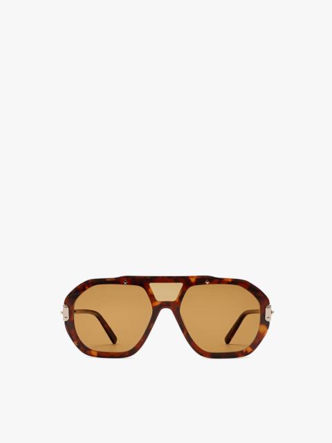 MCM Geometric Shield Sunglasses