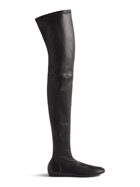 CO Leather Over-the-Knee Boots black