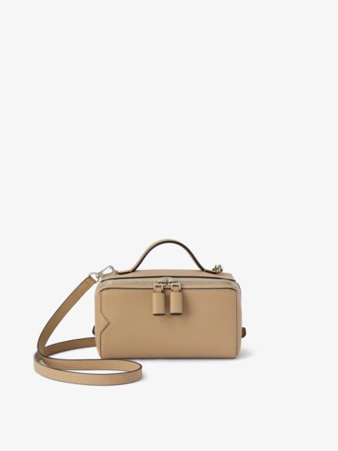Valextra Valextra – V Line Crossbody Vanity Bag – Beige Chachemire