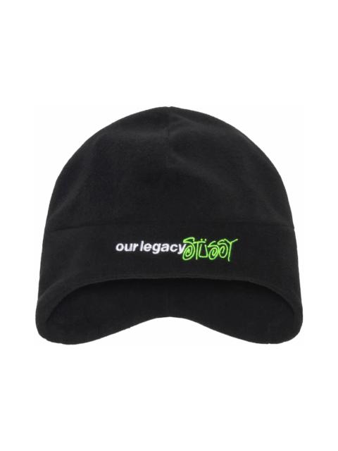 Stüssy Stussy x Our Legacy Workshop Polar Fleece Beanie Black