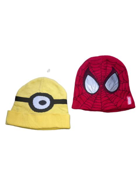 Other Designers Marvel Comics - Two Beanie For kids Spider and Minion Size ( 54 )
