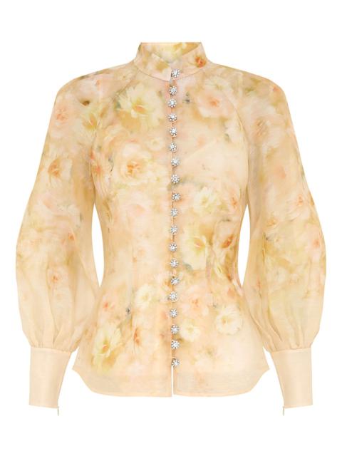 Zimmermann CRUSH BUTTONED BLOUSE