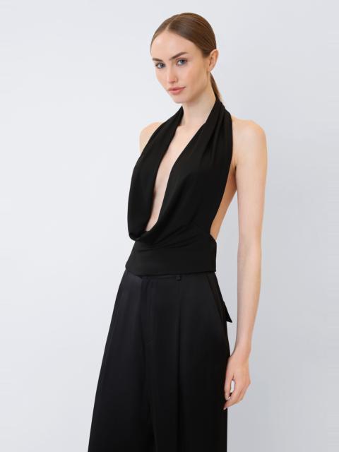 LAPOINTE Jersey Cowl Neck Top