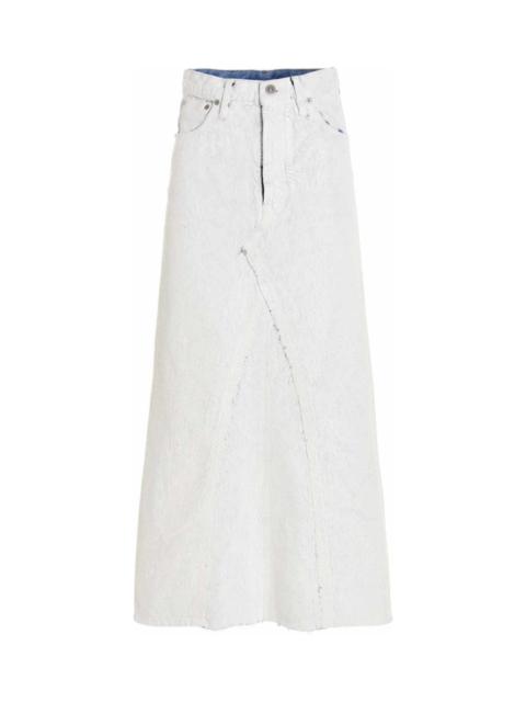 Maison Margiela Denim Cotton Skirt