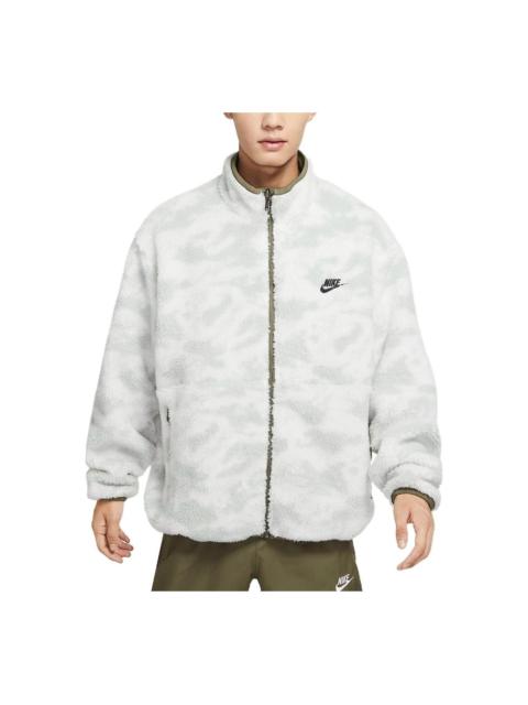 Nike Nike Club Fleece 2-way jacket 'Olive Camouflage' DQ4885-222