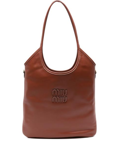 Miu Miu Miu Miu Women Ivy Regular Leather Tote Bag