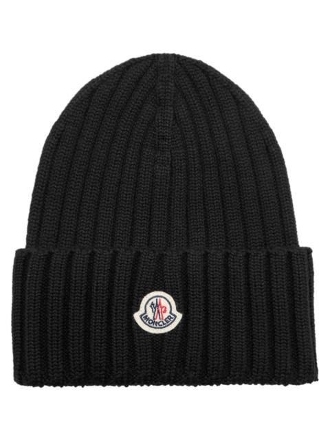 Moncler Ribbed Wool Beanie