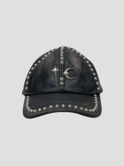 Thug Club STUDDED WASHED LEATHER CAP