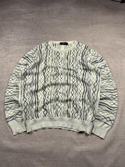 Other Designers Vintage 90 Coogi Style Montechiaro Multicolour Knit Sweat