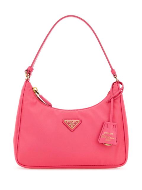 Prada Prada Women Fluo Pink Re-Nylon Prada Re-Edition 2005 Shoulder Bag