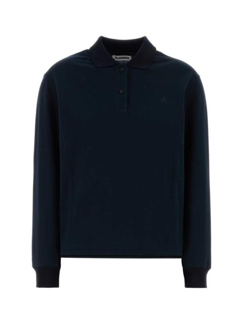 Jil Sander Jil Sander Women Black Piquet Polo Shirt