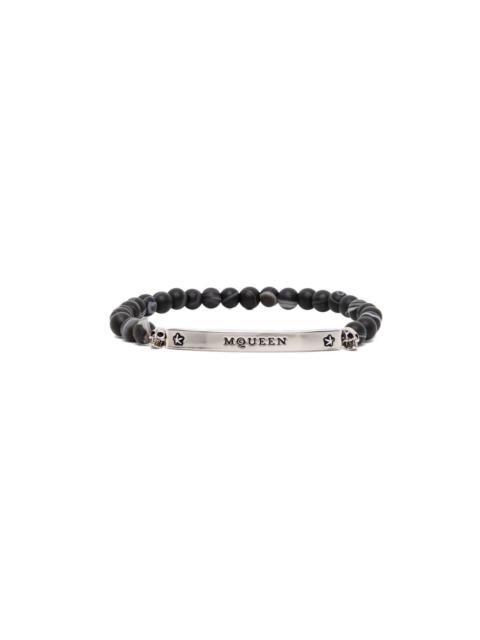 Alexander McQueen LOGO BEAD BRACELET