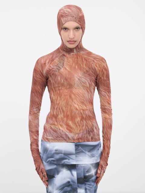 Collina Strada Purr Hooded Top