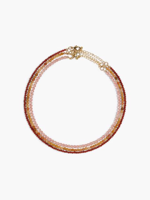 Jennifer Behr Set of three gold-tone bead necklaces