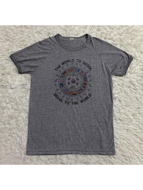 Vintage Olympic 1988 Seoul Korea Paper Thin T-Shirt